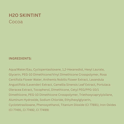 Pixi Beauty H2O SkinTint Tinted Face Gel, 1.2 fl oz / 35 ml, Cocoa