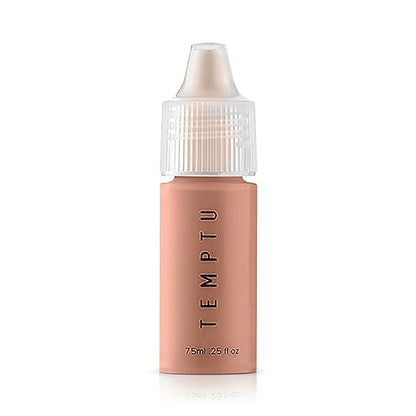 TEMPTU S/B Silicone-Based Airbrush Foundation: Professional Long-Wear Liquid Makeup, Sheer To Full Coverage For A Hydrated, Healthy-Looking Glow & Luminous, Dewy Finish On All Skin Types, 007 Golden Honey, 0.25 Fl Oz