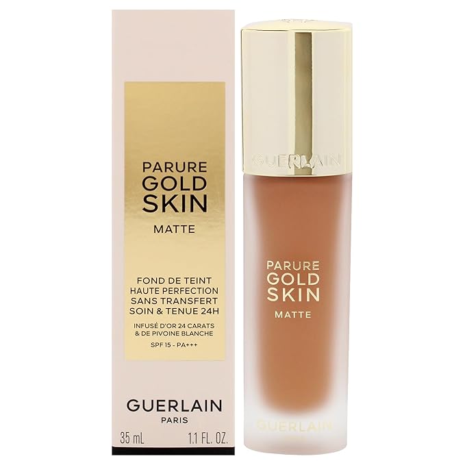 Parure Gold Skin Matte 24H Wear No-Transfer Foundation SPF 15-5N Neutral by Guerlain for Women - 1.1 oz Foundation