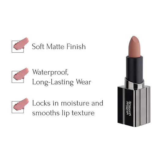 MUZIGAE MANISON City Chic Trio - 04 Layered | Objet water 01 Signature & 02 Spicy & Moodwear Blur 04 Layered | K-Beauty Lip Stain Matte Lipstick