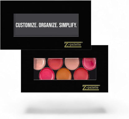 Empty Magnetic Makeup Palette with Clear Window (Black, Mini)