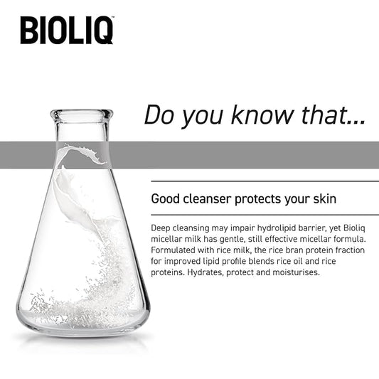 Clean Micellar Milk - Nourishing Skincare with Cottonseed Oil, Rice Milk & Eyebright Extract, Makeup Removal & Dark Circle Reduction - 135ml