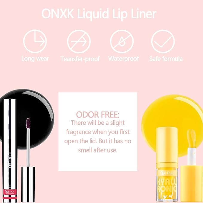 Lip Tattoo Peel off Kit - Lip stain Long Lasting Waterproof Lip Tattoo Peel off Matte LipLiner Natural Finish Smudge Proof Lip Liner with Lip Gloss