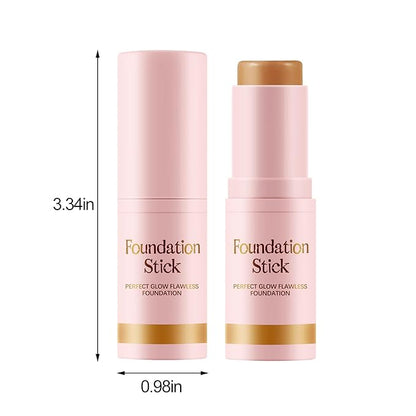Matte Foundation Stick,Long Wear Multi-Use Face Makeup and Contour Stick for Natural,Lightweight,Waterproof