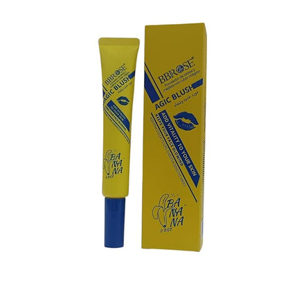 Banana Magic Blush 20ml – Long-Lasting Organic Liquid Blush for Lips & Cheeks, Buildable Vegan Makeup with Hydrating Matte Finish for a Natural Radiant Glow