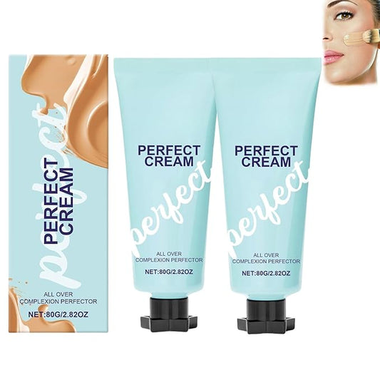 Supreme Cream Body Perfector - Waterproof CC Cream Foundation, Long-Lasting Transfer-Resistant Skin Tint for Face & Body, Hydrating Full Coverage Concealer