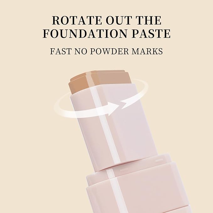 O'CHEAL Face Foundation Contour Stick Blemish Contouring Face Long-wear Lightweight Brighten Stick Concealer Beauty Makeup 02#NATURAL