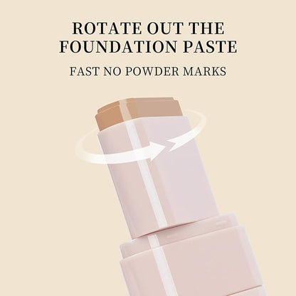 O'CHEAL Face Foundation Contour Stick Blemish Contouring Face Long-wear Lightweight Brighten Stick Concealer Beauty Makeup 01#IVORY