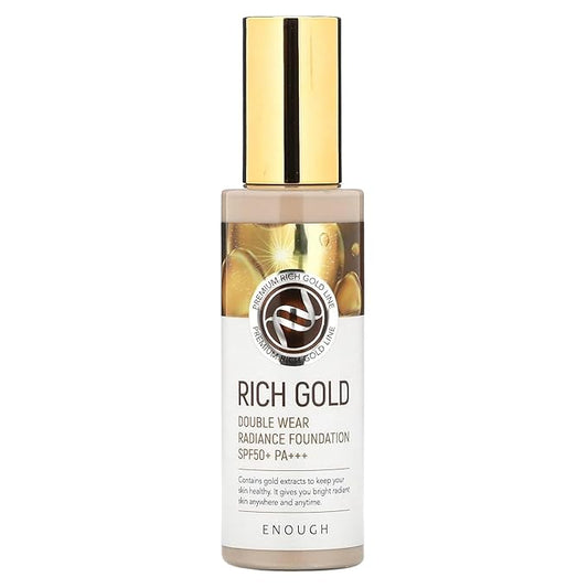 Enough Rich Gold, Double Wear Radiance Foundation SPF 50+ PA+++, #13, 3.53 oz (100 g)