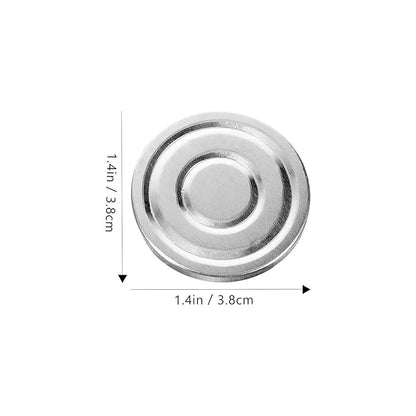 3pcs Empty Round Metal Pans 38mm Eyeshadow Palette Refillable Highlighter Blush Lipstick Pans DIY Cosmetics Makeup Pans Liner