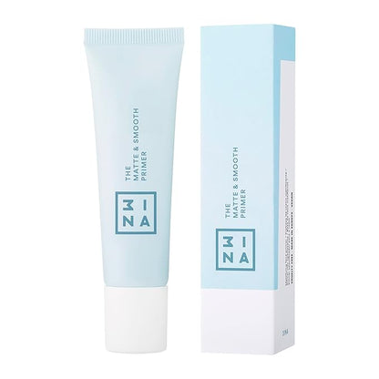 3ina Makeup - Cruelty - Vegan - The Matte & Smooth Primer - Make-Up Base - Revitalizing - Result: More Radiant And Elastic Skin - Moisturizing - Nourishes And Prepares Skin For Make-Up