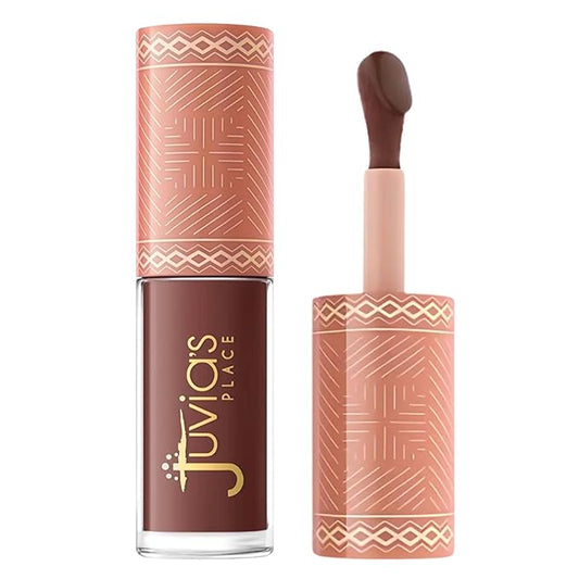 Juvia's Place Nubian Earth Lip Reflect Lip Gloss Meroe - Non-sticky Lip Makeup, Hydrating Lip Gloss, Tinted Lip Gloss, Shine & Glow Lip Makeup, Beauty & Personal Care Products for Lips