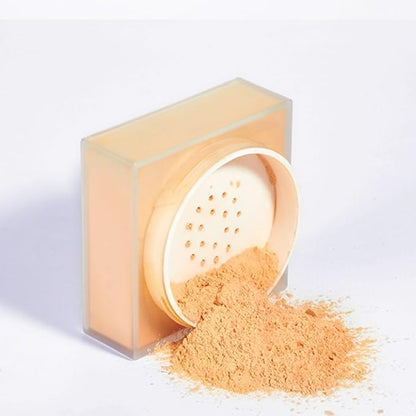 MAEPEOR Setting Powder 8 Colors Smooth and Lightweight Matte Face Powder for Brightening and Setting Makeup with Face Puff (1.76 oz, P06 Soft Pink)