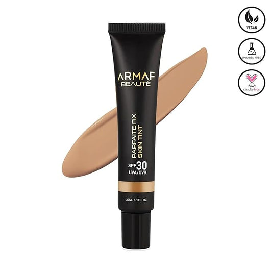 Armaf Beauté Parfaite Fix - Skin Tint | Tinted Moisturizer with Spf 30 For Sun Protection | Semi Matte Finish | Beige, 30 ml/1 fl.oz