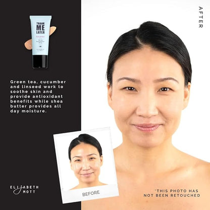 Elizabeth Mott Thank Me Later Blurring Face Primer SPF 30 – Hydrating Makeup Base for Smooth, Flawless Skin & All-Day Wear – Long-Lasting, Lightweight, Pore-Minimizing Formula – 30g, Cruelty-Free
