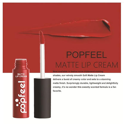 Lip Gloss Set, 6 Piece Matte Lipstick Makeup Set, Non-sticky, High Shine, Long Lasting Color Lip Gloss Set, Rich Color, Great Gifts for Holiday and Birthday - 078