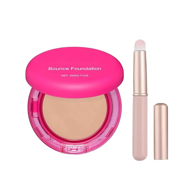 Peptide Bounce Foundation, Hydrating,The Moisturizing Concealer, Age-Defying Foundation, long-lasting, providing concealer, the skin and brightening the complexion (Natural Color)