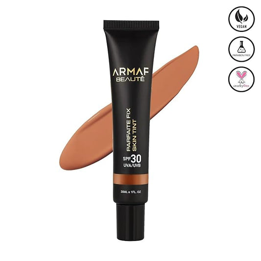 Armaf Beauté Parfaite Fix - Skin Tint | Tinted Moisturizer with Spf 30 For Sun Protection | Semi Matte Finish | Honey, 30 ml/1 fl.oz