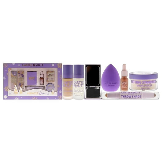 Carter Beauty Miracle Skin Set - Creme Brulee for Women 7 Pc