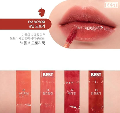rom&nd Juicy Lasting Tint 09 LITCHI CORAL - Long-lasting, MLBB, Clear & Natural Makeup, K-beauty Lips, 5.5g | 0.2 oz