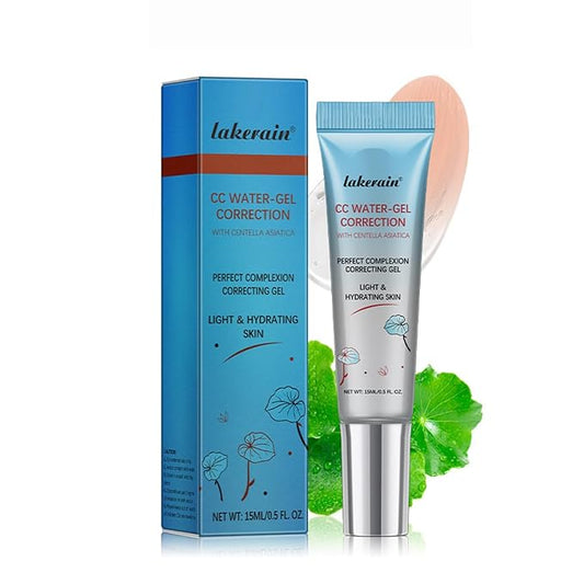 CC Cream, Color Correcting Cream with SPF 25, Even Skin Tone Makeup and Skin Care, Hydrating Serum Coverage Lightweight Foundation, Invisible Pores Concealer (Transparent, 0)
