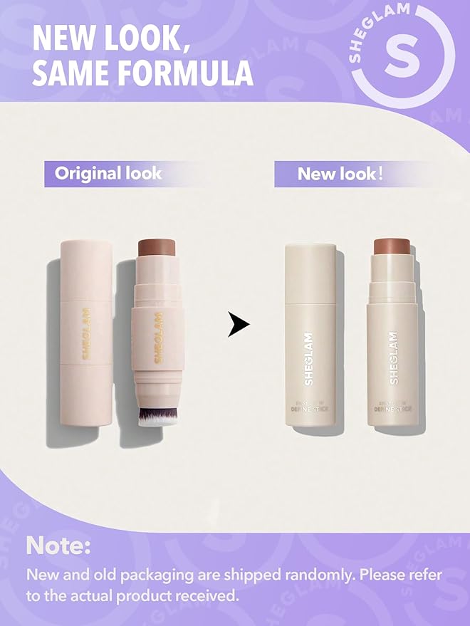 SHEGLAM Snatch 'n' Define Cream Contour Stick Long Lasting Highly Pigmented Sweat Proof Face Bronzer Makeup - Warm Honey