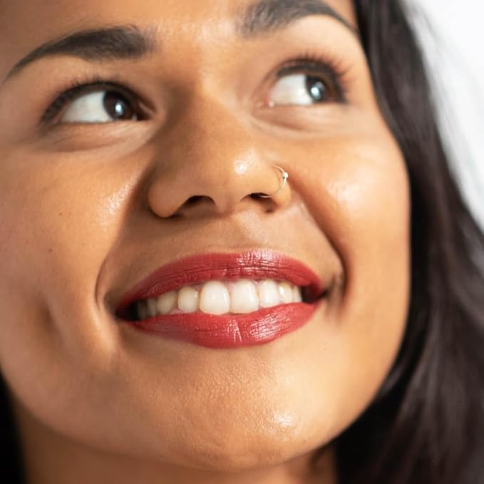 Ere Perez - Natural Carrot Color Pot | For Lips + Cheeks | Buildable, Blendable, Creamy, Vibrant, Satin Finish | Cacao Butter, Avocado + Castor Seed Oil | Vegan, Cruelty-Free, Clean Beauty (Happy)