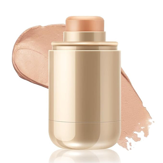 Boobeen Contouring Stick, Cream Matte Foundation Concealer Makeup, Contour, Highlight and Concealer, Longwear Contour Foundation Face Stick, Flawless
