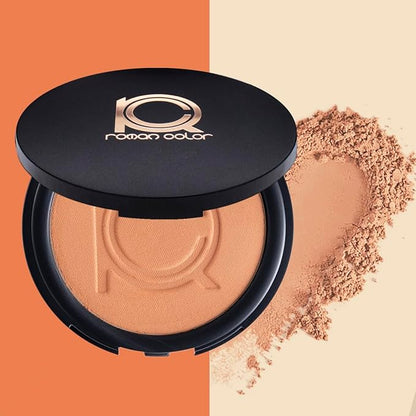 ioly's Beauty pressed powder foundation Compact with powder puff 0.49 OZ Makup fit me powder foundation Makeup full coverage foundation texture powder for men and woman
