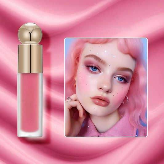 BEAUTY GLAZED Waterproof Matte Liquid Blush Stick Lightweight Cream Blush Moisturising Easy to apply Liquid Blush Multi-purpose Eyes lips Face Beauty Blush # 103