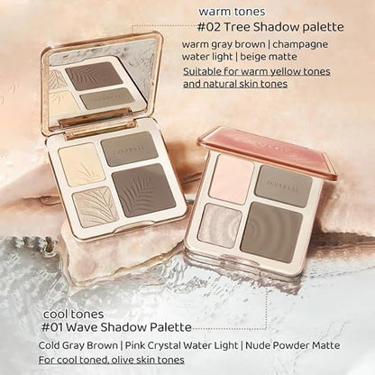 8 Colors Shadow Contour Concealer Palette with Mirror, Foundation Color Corrector Set, Concealer Palette Cream, Long-Lasting, Easy to Blend Powder Contour Palette for All Skin Type (2 Palet)