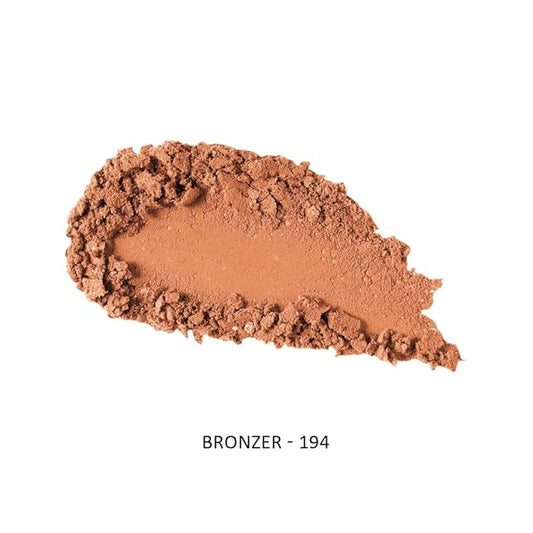 LB Powder Bronzer – Pressed Bronzer Powder – Natural Tan Face Bronzer – Radiant Matte Finish – Warm Tone Matte Bronzer Powder for Contouring and Highlight – Natural Sunkissed Look