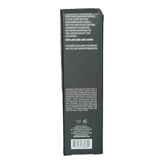 MAKEUP BY MARIO SurrealSkin Liquid Foundation, Liquid Formula, Vegan, Long-wearing coverage, Hydrating, Natural Finish, Size 30 mL (4C - light with cool undertone)