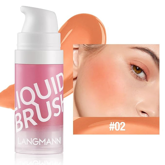 Cream Blush Makeup For Cheeks - Natural Glossy Velvet Texture (02#)
