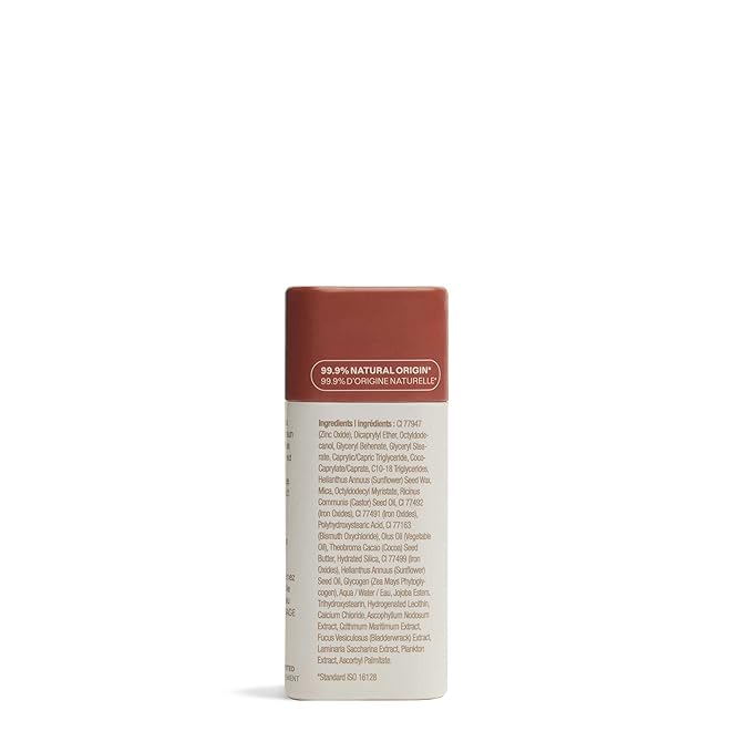 ATTITUDE Oceanly Plastic-Free Lightweight Bronzer Stick, Titanium Dioxide-Free, EWG Verified, Vegan & Cruelty-free Makeup, Coffee, 0.3 Ounces