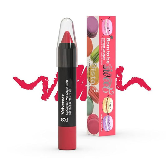 Sistar Born To Be Sweet Velveteer Lip Crayon Lip Color Longwear Chocolate Scented