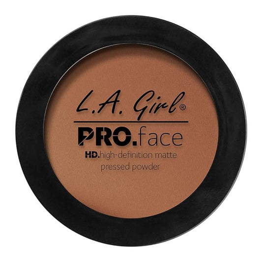 L.A. Girl PRO.Face Matte Pressed Powder, Cocoa GPP615 (Pack of 3)