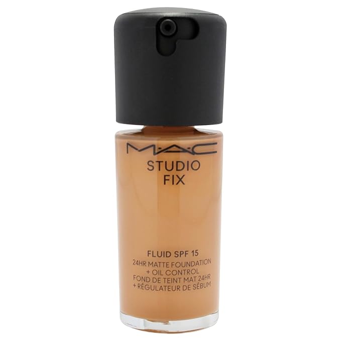 Studio Fix Fluid SPF 15 24Hr Matte Foundation Plus Oil Control -NC45 by MAC for Women - 1 oz Foundation