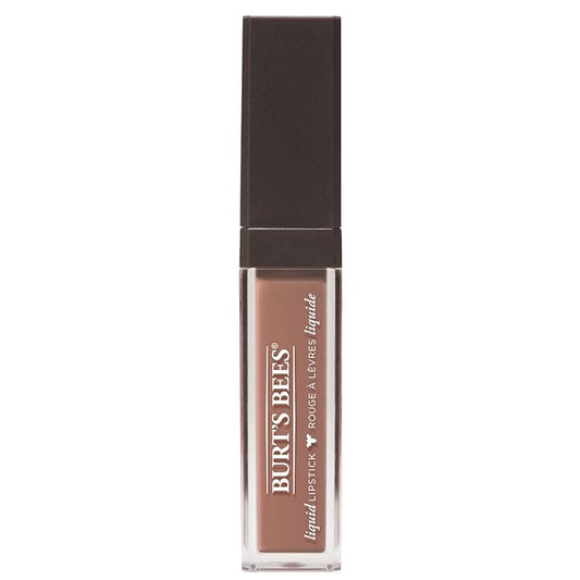Burt's Bees 100% Natural Glossy Liquid Lipstick, Niagara Nude, 1 Tube