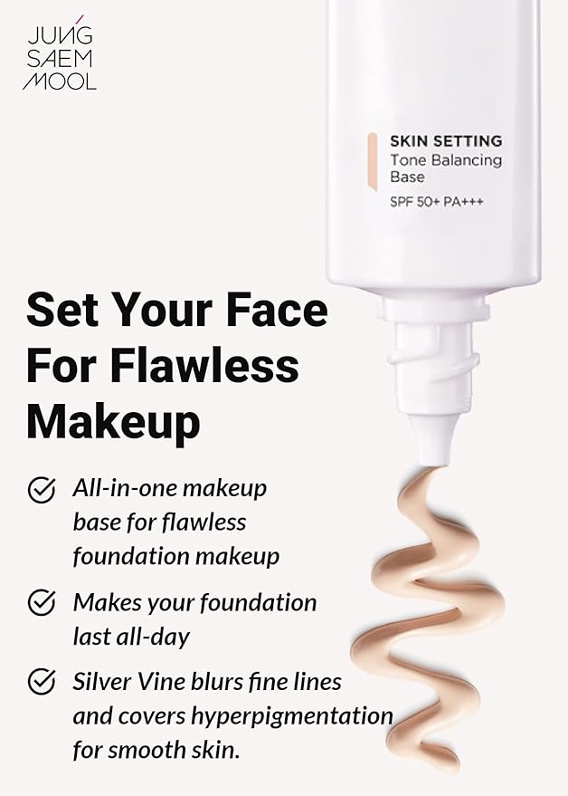 [JUNGSAEMMOOL OFFICIAL] Skin Setting Tone Balancing Base | Natural Expression | Makeup Artist Brand