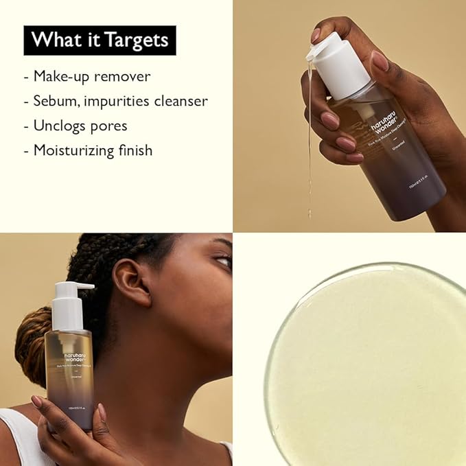 HARUHARU wonder Cleansing Oil and Probiotics Barrier Essence Travel Size Bundle
