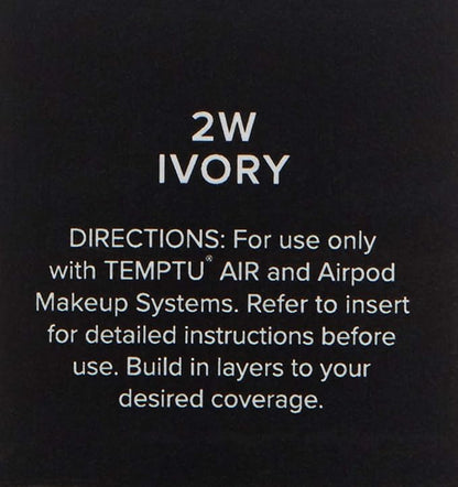 TEMPTU Perfect Canvas Airbrush Foundation Airpod: Anti-Aging Long-Wear Makeup, Buildable Coverage Semi-Matte, Natural Finish