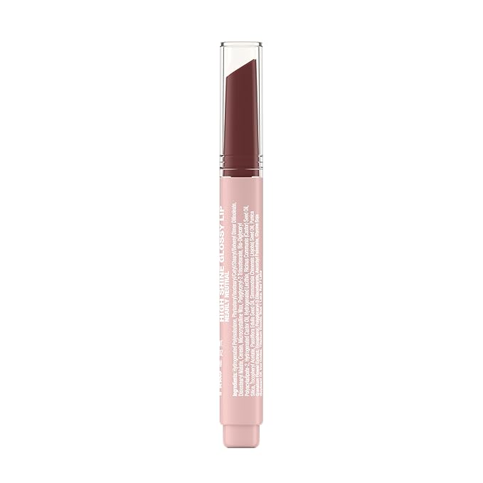 Neutrogena High Shine Glossy Lip with Maracuja Oil + Vitamins & Antioxidant Vitamin E, Nourishing Glossy Lip, Non-Retractable, Pigmented For Buildable Color, Nearly Neutral, 0.07 oz