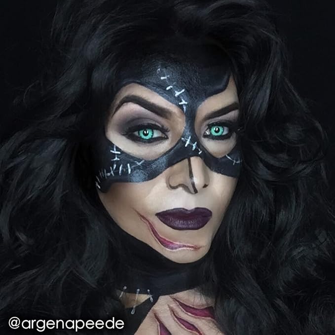 Mehron Makeup CreamBlend Stick | Face Paint, Body Paint, & Foundation Cream Makeup | Perfect for Halloween .75 oz (21 g) (Black)