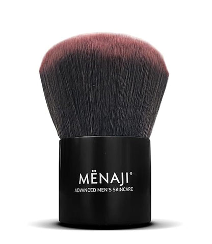 MËNAJI Anti-Shine Powder Medium and a Deluxe Kabuki Brush