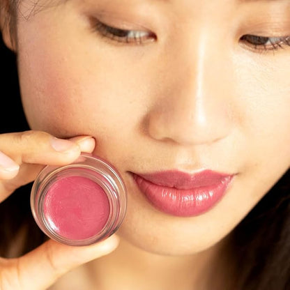 Ere Perez - Natural Carrot Color Pot | For Lips + Cheeks | Buildable, Blendable, Creamy, Vibrant, Satin Finish | Cacao Butter, Avocado + Castor Seed Oil | Vegan, Cruelty-Free, Clean Beauty (Holy)