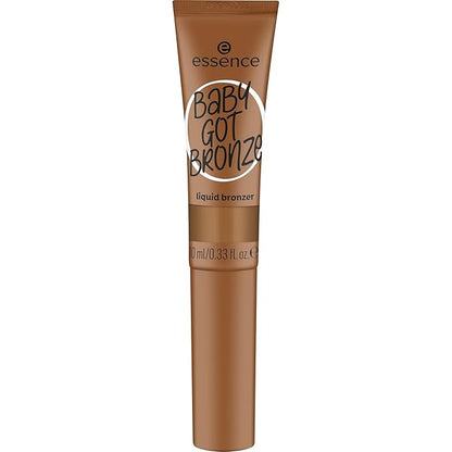 essence | Baby Got Bronze Liquid Bronzer | Lightweight, Buildable, Natural Finish with Sponge Applicator| Vegan & Cruelty Free (20 | Sunkissed Sweety)