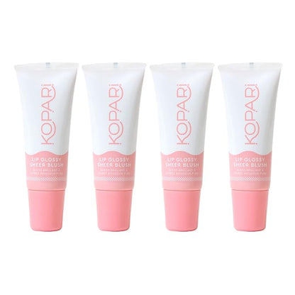 Kopari Sheer Blush Lip Glossy 4pk