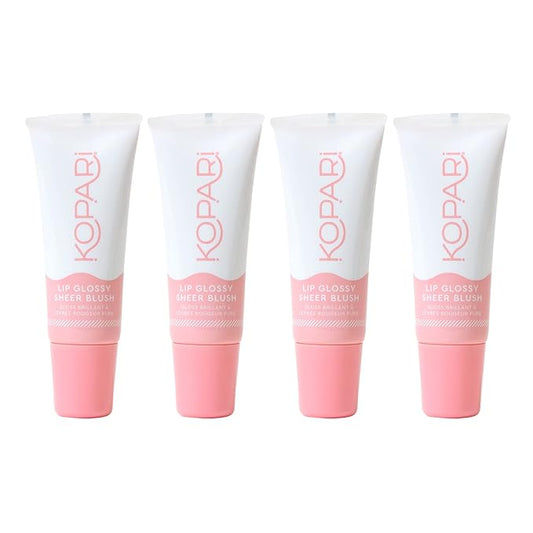 Kopari Sheer Blush Lip Glossy 4pk