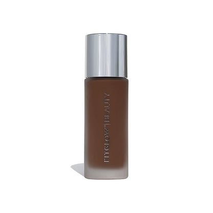 Fitglow Beauty - Natural Foundation+ Photo-Filtering Foundation | Vegan, Woman-Owned Clean Beauty (F7.5 - Rich Deep, Red Undertones)
